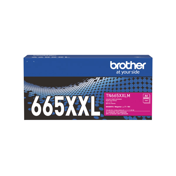 Brother TN665XXLM Kırmızı (Magenta) Toner (6.500 sayfa)