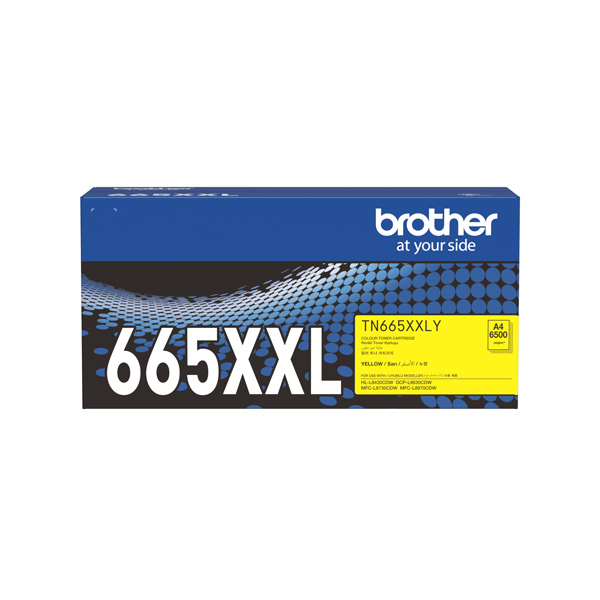 Brother TN665XXLY Sarı (Yellow) Toner (6.500 sayfa)
