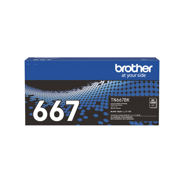 Brother TN667BK Siyah Toner (10.000 sayfa)