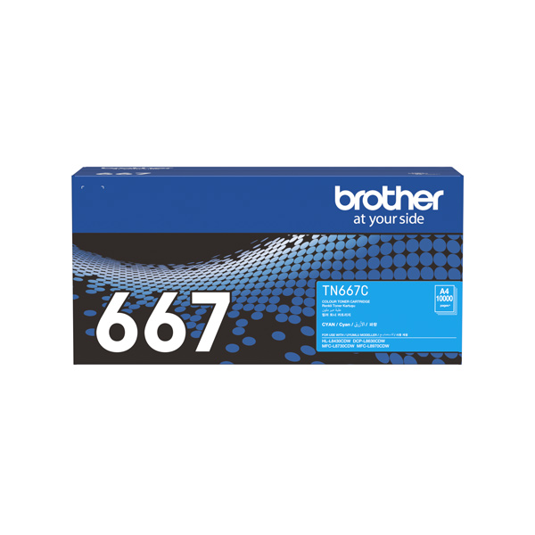 Brother TN667C Mavi (Cyan) Toner (10.000 sayfa)